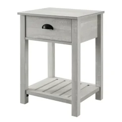 Kirkland's Home Stone Single Drawer Accent Table- Accent & End Tables