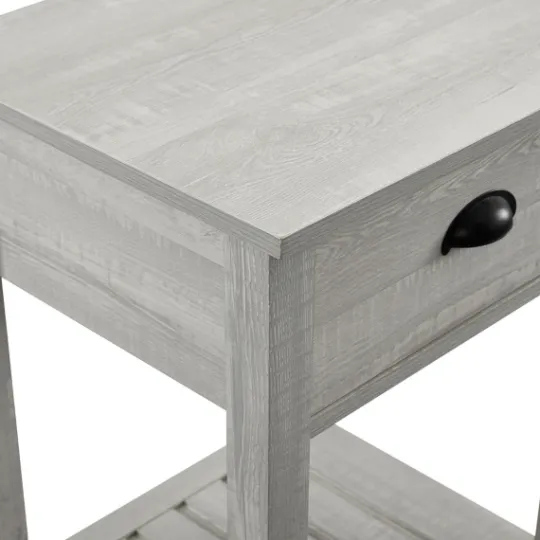 Kirkland's Home Stone Single Drawer Accent Table- Accent & End Tables