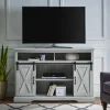 Kirkland's Home Stone Sliding Barn Door Highboy Tv Stand- Tv Stands & Media Consoles