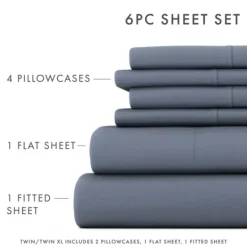 Kirkland's Home Stone Ultra Soft 6-Pc. Full Sheet Set- Bed Sheets