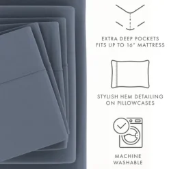 Kirkland's Home Stone Ultra Soft 6-Pc. Full Sheet Set- Bed Sheets