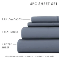 Kirkland's Home Stone Ultra Soft 4-Pc. Full Sheet Set- Bed Sheets