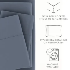 Kirkland's Home Stone Ultra Soft 3-Pc. Twin Xl Sheet Set- Bed Sheets