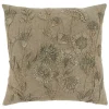 Kirkland's Home Stone Wash Embroidered Blossom Throw Pillow- Pillows