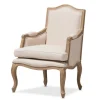 Kirkland's Home Streaked Antique Accent Chair- Accent Chairs