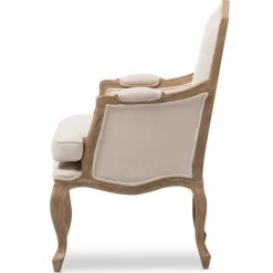 Kirkland's Home Streaked Antique Accent Chair- Accent Chairs