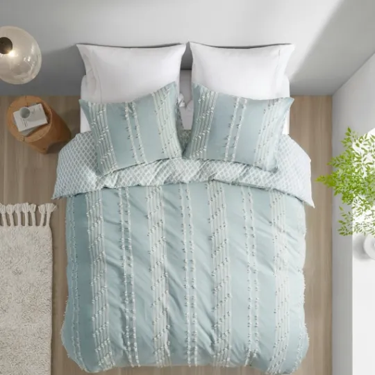 Kirkland's Home Stripe Diamond Full/Queen Comforter Set- Comforters