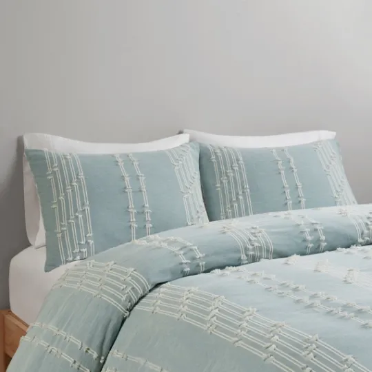 Kirkland's Home Stripe Diamond Full/Queen Comforter Set- Comforters
