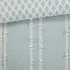 Kirkland's Home Stripe Diamond Full/Queen Comforter Set- Comforters