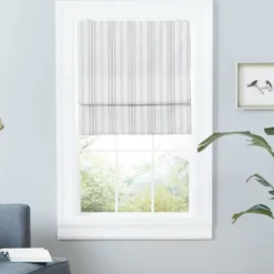 Kirkland's Home Stripe Ricci Blackout Curtain Shade, 31 In.- Curtains & Drapes