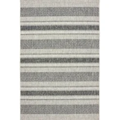 Kirkland's Home Stripe Weave Sun Shower Outdoor Area Rug, 5X8- Outdoor Rugs