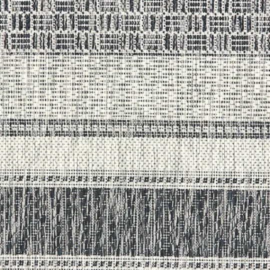 Kirkland's Home Stripe Weave Sun Shower Outdoor Area Rug, 7X9- Outdoor Rugs