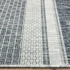 Kirkland's Home Stripe Weave Sun Shower Outdoor Area Rug, 7X9- Outdoor Rugs