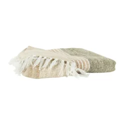 Kirkland's Home Stripe Woven Throw- Blankets & Throws