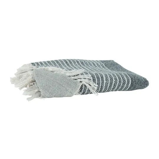 Kirkland's Home Stripe Woven Throw- Blankets & Throws