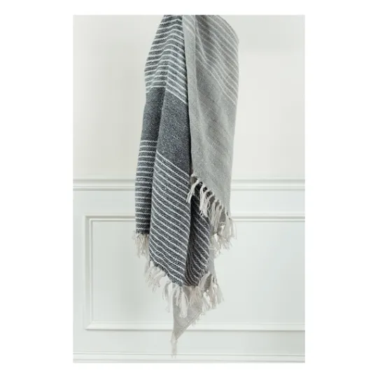 Kirkland's Home Stripe Woven Throw- Blankets & Throws