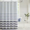 Kirkland's Home Stripe Woven Yarn Dyed Shower Curtain- Shower Curtains