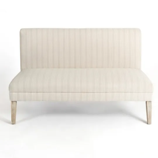 Kirkland's Home Striped Banquette Bench- Benches & Ottomans