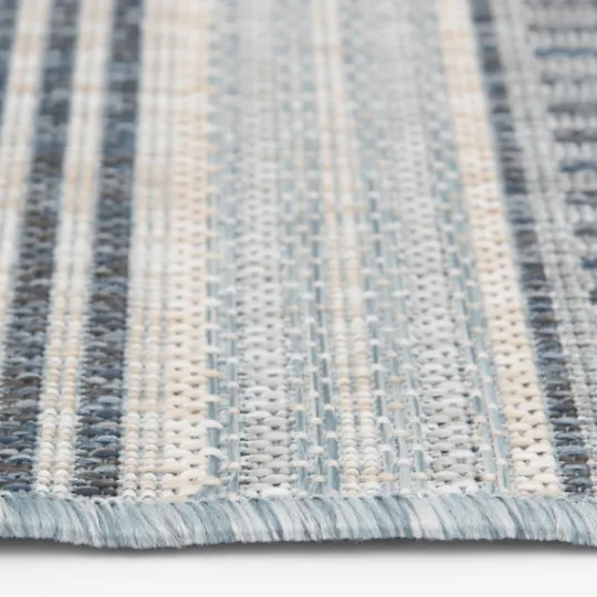 Kirkland's Home Striped Lava Indoor/Outdoor Area Rug, 5X7- Outdoor Rugs