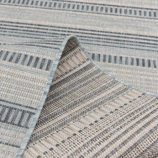 Kirkland's Home Striped Lava Indoor/Outdoor Area Rug, 5X7- Outdoor Rugs