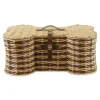 Kirkland's Home Striped Woven Bone Shaped Basket, 17 In.- Baskets & Boxes