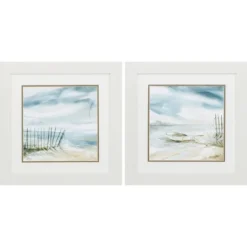 Kirkland's Home Subtle Mist Framed Art Prints, Set Of 2- Framed Art