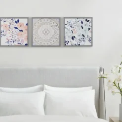 Kirkland's Home Summer Bliss Framed Art Prints, Set Of 3- Framed Art