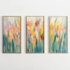 Kirkland's Home Summer Garden Framed Canvas Prints, Set Of 3- Canvas Art