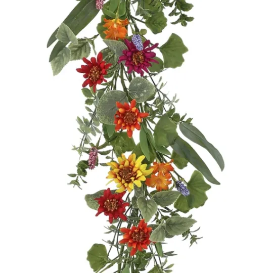 Kirkland's Home Summer Shasta Daisy Garland- Arrangements & Greenery