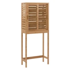 Kirkland's Home Sumter Bamboo Cabinet Space Saver- Cabinets & Sideboards