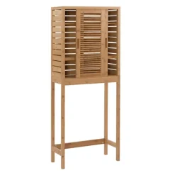Kirkland's Home Sumter Bamboo Cabinet Space Saver- Cabinets & Sideboards