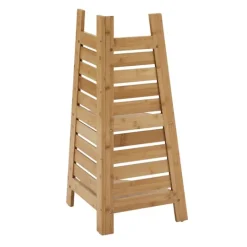 Kirkland's Home Sumter Bamboo Corner Shelf- Shelves
