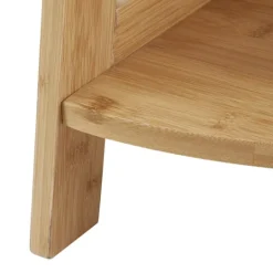 Kirkland's Home Sumter Bamboo Corner Shelf- Shelves