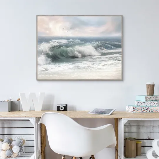 Kirkland's Home Sun And Surf Ii Coastal Framed Wall Art- Framed Art