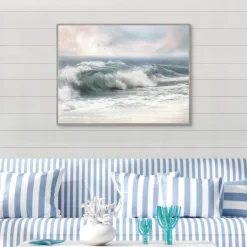 Kirkland's Home Sun And Surf Ii Coastal Framed Wall Art- Framed Art