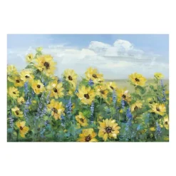 Kirkland's Home Sunflower Fields Forever Giclee Canvas Art Print- Canvas Art