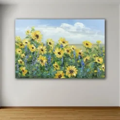 Kirkland's Home Sunflower Fields Forever Giclee Canvas Art Print- Canvas Art