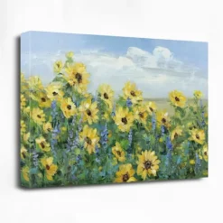 Kirkland's Home Sunflower Fields Forever Giclee Canvas Art Print- Canvas Art