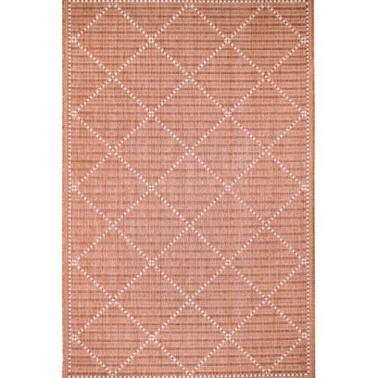Kirkland's Home Sunset Diamond Outdoor Area Rug, 7X9- Outdoor Rugs