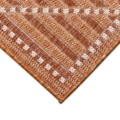 Kirkland's Home Sunset Diamond Outdoor Area Rug, 7X9- Outdoor Rugs