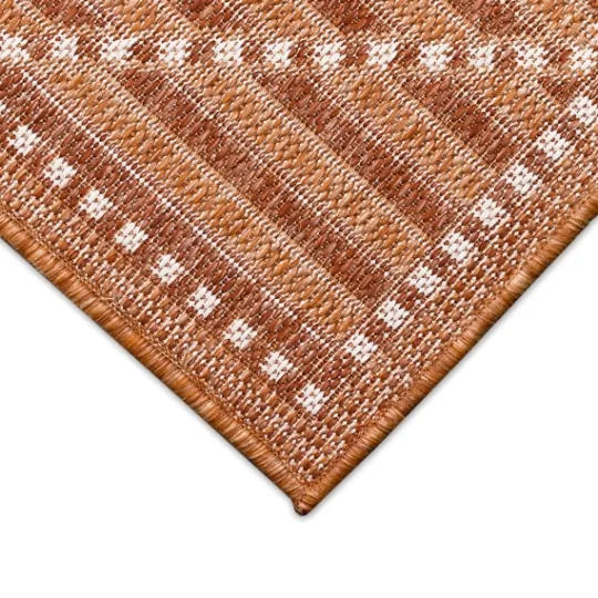 Kirkland's Home Sunset Diamond Outdoor Area Rug, 7X9- Outdoor Rugs