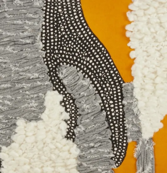 Kirkland's Home Sunshine Boucle Textured Lumbar Throw Pillow- Pillows