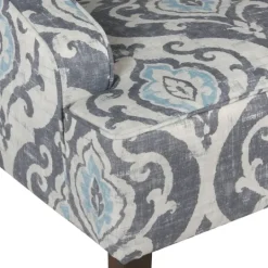 Kirkland's Home Suri Blue Swoop Accent Chair- Accent Chairs
