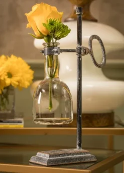 Kirkland's Home Suspended Vase On Metal Stand- Vases