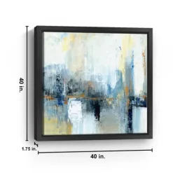 Kirkland's Home Sweeping The City Framed Canvas Art Print- Framed Art