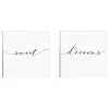 Kirkland's Home Sweet Dreams Diptych Giclee Canvas Print Set- Wall Quotes & Signs