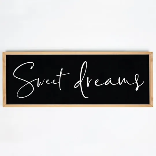 Kirkland's Home Sweet Dreams Wood Frame Wall Plaque- Wall Quotes & Signs