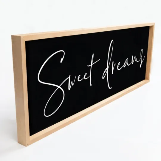 Kirkland's Home Sweet Dreams Wood Frame Wall Plaque- Wall Quotes & Signs