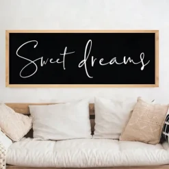 Kirkland's Home Sweet Dreams Wood Frame Wall Plaque- Wall Quotes & Signs