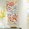 Kirkland's Home Sweet Florals Canvas Art Prints, Set Of 2- Canvas Art